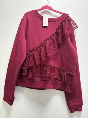 Franki by Francesca's Berry Crewneck Sweater
